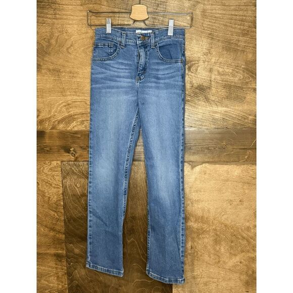 Wrangler Boys Straight‎ Fit Denim Jeans Slim 12 Adjustable Waist - Picture 1 of 6
